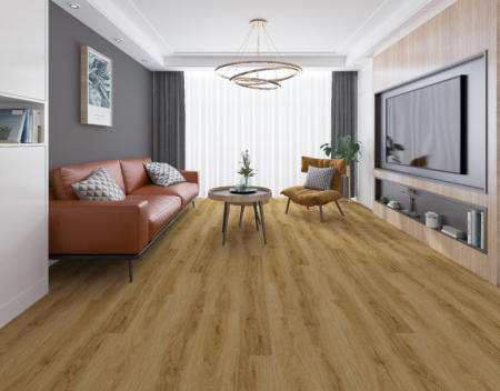 Sand Oak Vinylboden Wohnzimmer