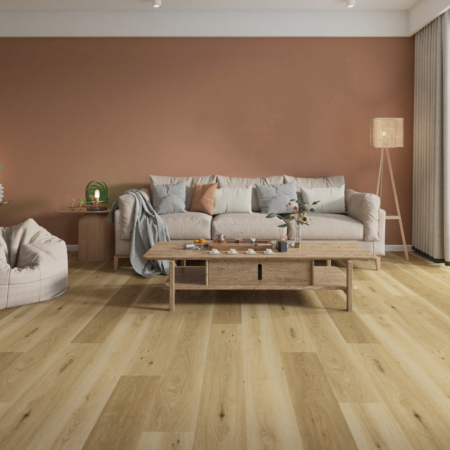 Vinylboden Honeyed Elm Wohnzimmer