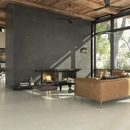 Feinsteinfliesen Calcita Anthracit 80x80x1cm matt