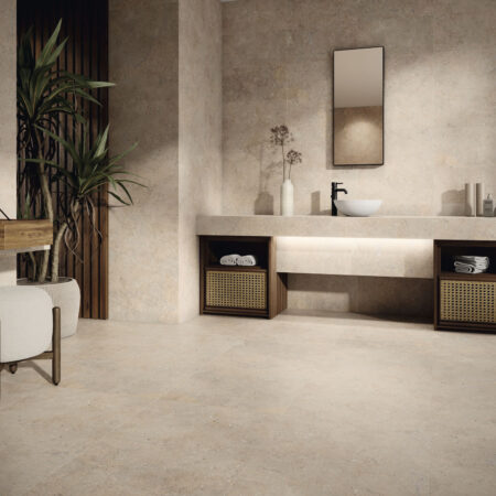 Feinsteinfliesen Palma Bronzo 120x120x1cm matt