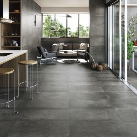 Terrassenplatten Graft Anthracite 120x120x2cm matt